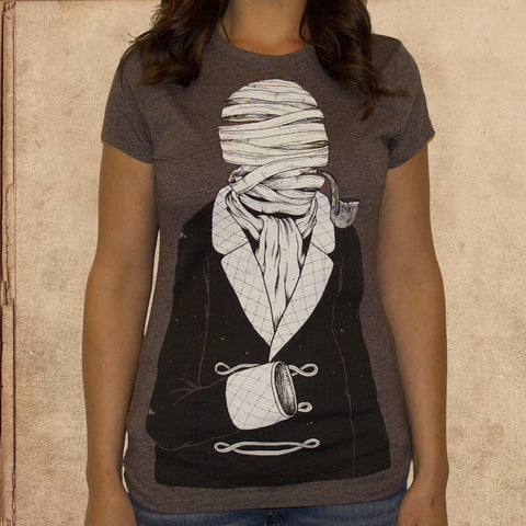 the Invisible Man - Womens - 65/35 - discharge ink