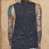 Fear & Loathing - women's relaxed fit tank - black slub - only S/M left