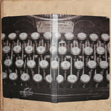 Typewriter Journal - 240 pages - sewn bound - 8.5 x 6 - split blank/lined pages
