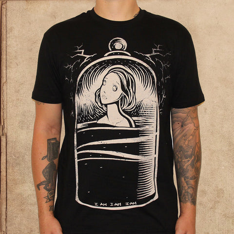 the Bell Jar - Sylvia Plath - unisex - discharge inks