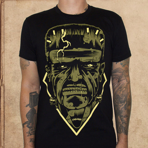 Frankenstein's Monster - unisex - discharge inks