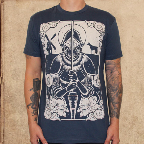 Don Quixote - Indigo Blue -discharge ink