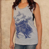 Wizard of Oz - women's relaxed fit tank - heather grey